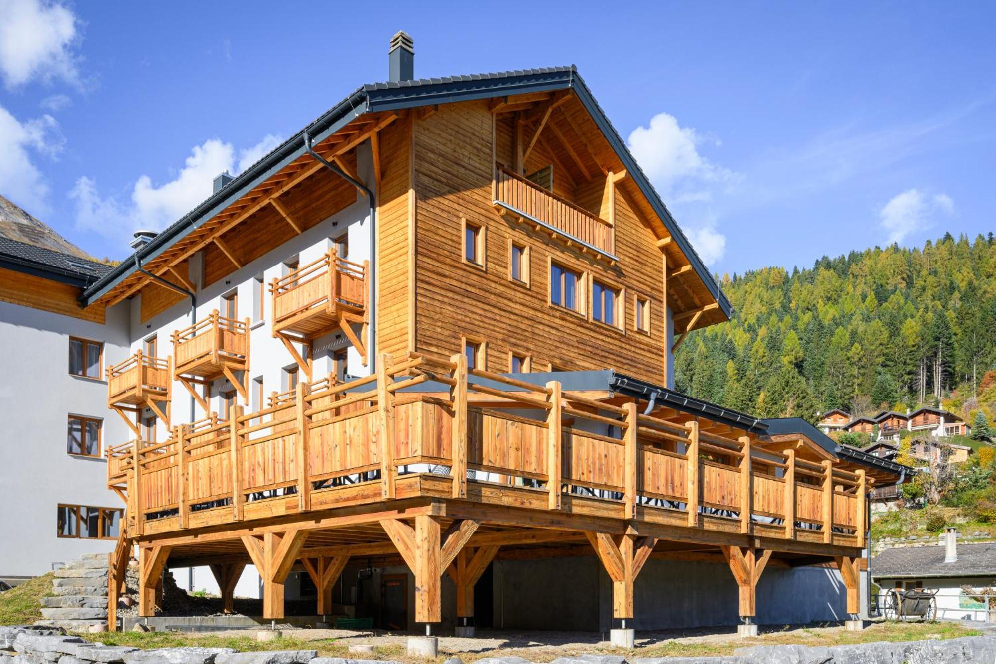 Hotel Des Muverans Ovronnaz Exteriör bild